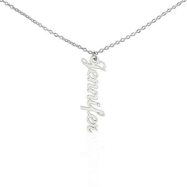 Juliet Vertical Name Necklace