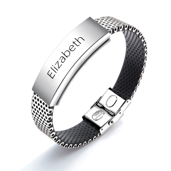 Valmir Men Stainless Steel Personalized Bracelet