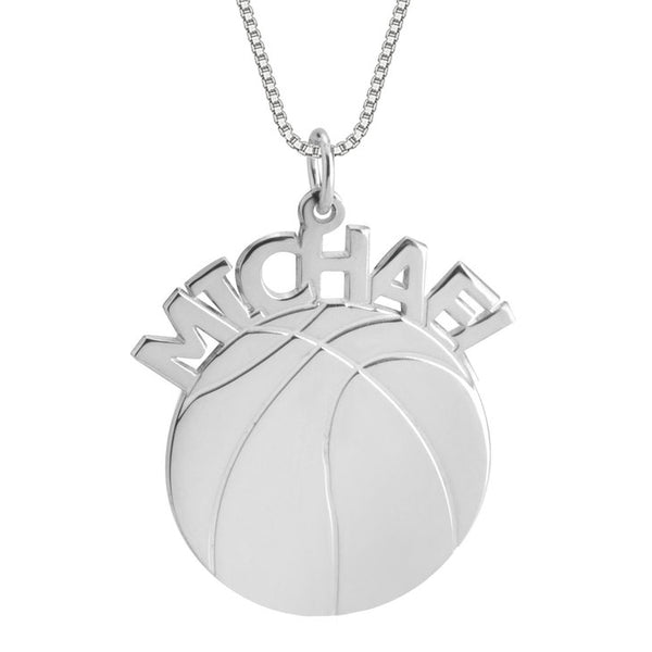 Cliff Basketball Name Necklace