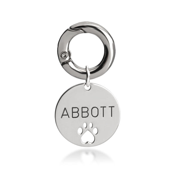 Abbott Circle Cat or Dog Name Tag