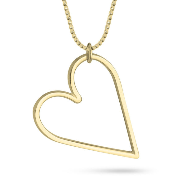 Solo Hanging Heart Necklace